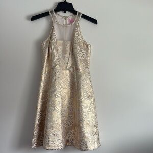 Lilly Pulitzer Gold Dress